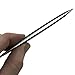 Ingrown Hair Tweezers by Zizzili Basics - Surgical Grade Stainless Steel Fine Pointed Tweezers - Precision Aligned Tips for Splinter, Eyebrow & Facial Hair Removal - with Bonus Tip Guard & Carry Pouch