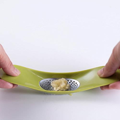 Joseph Joseph 20062 Garlic Rocker Crusher Mincer Press Plastic Dishwasher Safe, Green