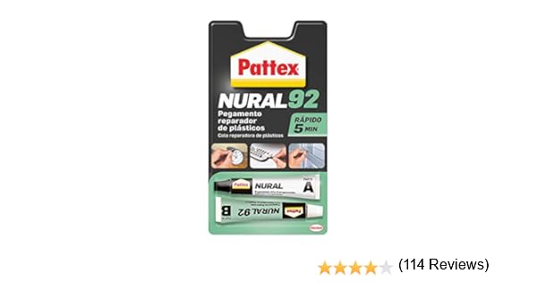 Pattex Nural 92 Pegamento reparador de plásticos, cola ...