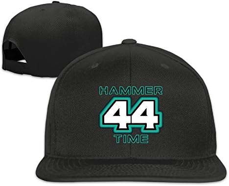 Stylish F1 Racing Lewis Hamilton 44 Snapback Flat Baseball Hat Cap Black
