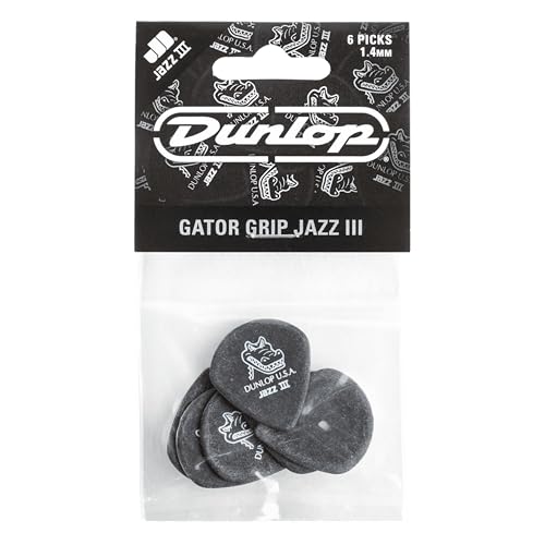 Jim Dunlop (ジム ダンロップ) 571P140 ゲイターグリップ ジャズスリー 6枚入り プレイヤーズパック
