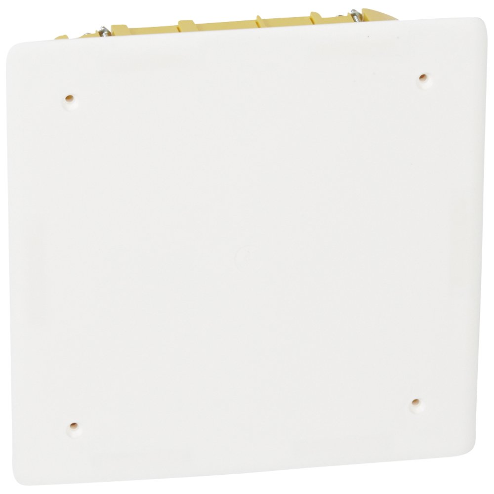 Legrand 089374 Batibox Drywall Bypass Box, 170 mm x 170 mm x 50 mm, Lid 195 mm x 195 mm