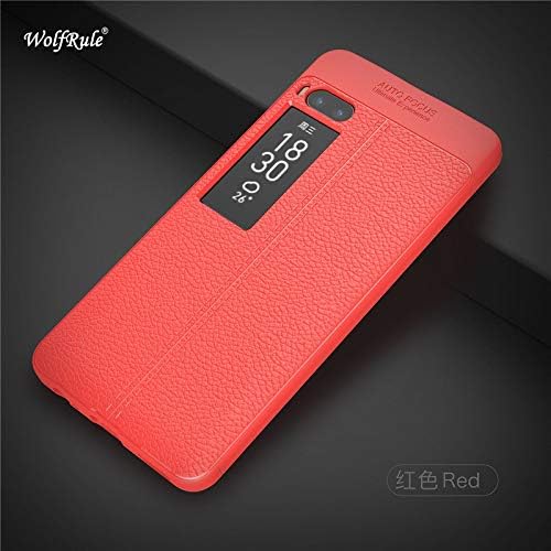 Meizu Pro 7 Plus Case Pro 7 Plus Cover Shockproof Luxury Leather TPU Case for Meizu Pro 7 Plus Phone Case 5.7"-Red