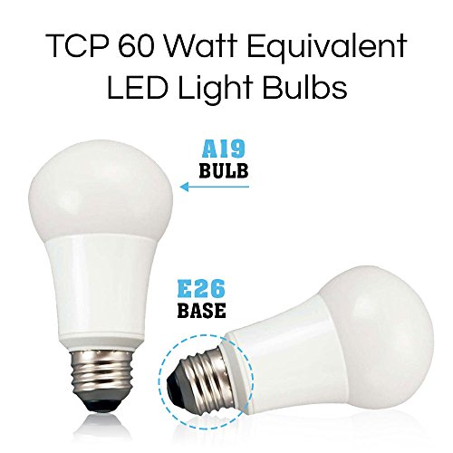 From USA ★ TCP 9W LED Light Bulbs 60 Watt Equivalent , A19 E26