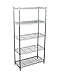 SafeRacks NSF Certified Commercial Grade Adjustable 5-Tier Steel Wire Shelving Rack - 14
