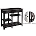 VASAGLE Microwave Cart with Drawer, Kitchen Baker’s Rack with Colorful Storage Shelf, Microwave Oven Stand, Solid Wood Legs, Rustic Style, Country Brown for Living Room Kitchen UKKC03GL