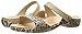 crocs Women's Cleo V Graphic Flat Sandal, Leopard/Black, 9 M US