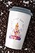 Let That Shit Go Meditating Buddha Ceramic Coffee Travel Mug 12 oz. with Sealed BPA Free Lid - Dishwasher and Microwave Safe - Yoga Coffee Mug - Funny Quote for Yoga Lovers
