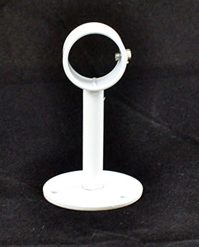 Rod Holders Urbanest Ceiling Bracket for 1" or 7/8" Window Curtain Drapery Rods ceiling bracket for curtain rod Glossy White