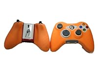 Xbox 360 Controller Silicon Sleeve Protector - Orange (Support Play & Charge Kit)