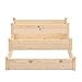 BonusAll 3-Tier 4×4 Feet Outdoor Wooden Elevated Vegetable Garden Bed Planter Kit Grow Gardening – Naturalthumb 2
