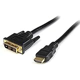 StarTech.com StarTech.com HDMI  to DVI Cable - 6 ft / 2m - HDMI to DVI-D Cable - HDMI Monitor Cable - HDMI to DVI Adapter Cable