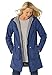 Women's Plus Size Reversible Hooded Jacket