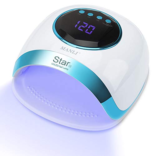 Nail Lamp,UV LED Nail Dryer 54W Gel Nail Polish Light with 4 Timers Professional Nail Art Tools Accessories,Senor For Gel Nails and Toe Nail Curing, White