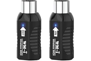 ciyeu Ultra Low Latency Wireless MIDI System for Electric Guitar - Mini MIDI Wireless Transmission System Guitar Connectivity