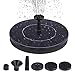 IDEALHOUSE Solar Fountain Outdoors Water Pump for Bird Bath Garden Pool Pond Aquarium (No Battery)