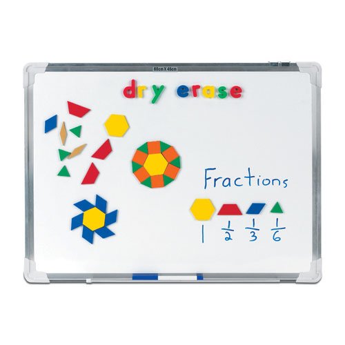 EAI Education Magnetic QuietShape Foam Pattern Blocks - Set of 49