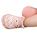 Sinfu Baby Shoes Newborn Infant Girl Child Toddler Cartoon Crib Shoes Soft Sole Anti-slip Socks Sneakers Bell Shoes Boots (Pink, 0-6Month)