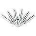 10Pcs 900M-T-I Copper Base Lead-Free Electroplated Iron and Nickel Replaceable Solder Iron Tips Low Temperature Soldering Station Tool Shape I