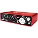 Focusrite Scarlett 2i2 (2nd Gen) USB Audio Interface W/ Cables + Samson Headphone and FiberTique Cleaning Cloth
