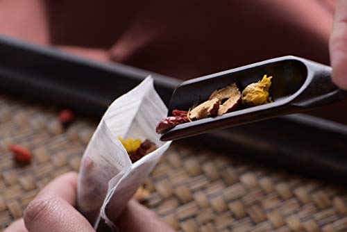 WarmCrystal, Tea and Coffee Filter Bags, Disposable Tea Infuser with Drawstring for Loose Leaf Tea, Safe & Natural Material 100 pack (2.76 3.54)
