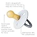 BIBS Baby Pacifier | BPA-Free Natural Rubber | Made in Denmark | Woodchuck/Sage 2-Pack (0-6 Months)