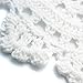 kilofly Small Handmade Crochet Round Cotton Lace Table Placemats Doilies for Cup/Glass Value Pack [Set of 4], Medallion, 5 inch, White