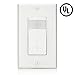 Sunco Lighting 6 Pack Vacancy & Occupancy Motion Sensor Wall Switch, UL LISTED, Title 24 Qualifed, 180° Field View, Automatic and Manual ON/OFF, Neutral Wire Required, White