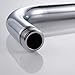 KES Bathroom Replacement Shower Arm with Flange 15-Inch ROUND Extra Length, Polished Chrome, PSA2