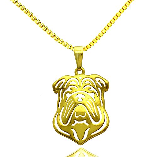 Pug-Dog-Animal-Pendant-Silver-Plated-Dog-Pug-Pendant-Necklace-Pet-Memorial-Jewelry