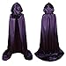 Colorful House Unisex Full Length Hooded Cape Costume Cloak/1PC (Purple, 59