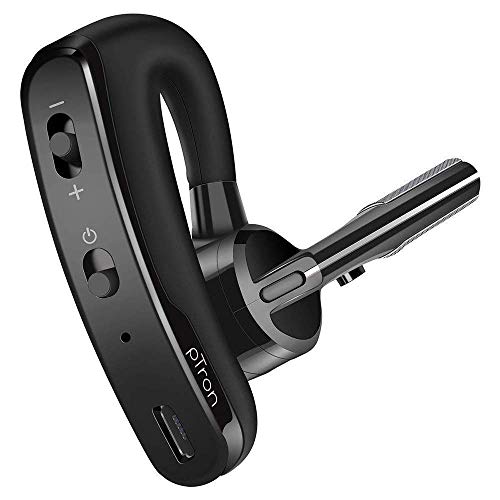 pTron Rover Mono in-Ear Wireless Bluetooth Headphones with Mic - (Black)