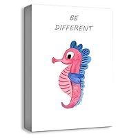 signwin-Canvas Wall Art-Cute Unincorn-Canvas Prints Home Artwork Decoration for Kids Bedroom,Living Room - 12x18 inches