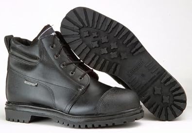 work boots with external steel toe caps