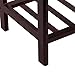 SONGMICS 100% Bamboo 4-Tier Rack 30 Inch Wide Entryway Shoe Shelf Storage Organizer Holds Up to 16 Pairs,Ideal for Hallway Bathroom Garden, Expresso Brown