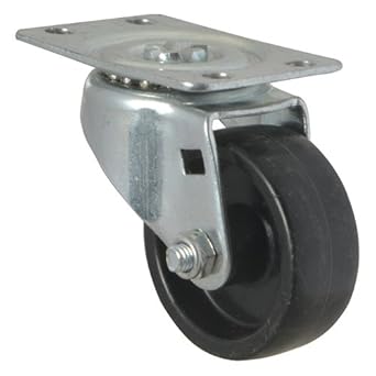 Dolly 2 "Negro, Rueda de goma duro Caster giratorio de Frymaster 810 –