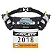 Fitletic Hydration Running Belt with Water Bottles for Men & Women – 2 Quick Flow 6oz Running Water Bottles, Patented Bounce Free Design, Water Resistant Pouch Fits All Phones – Hydra 12