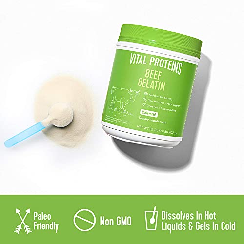 Vital Proteins Beef Gelatin Powder, PastureRaised & GrassFed Beef