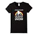 Women's Unicorns Are Awesome Therefore I am A Unicorn Shirt Medium Black