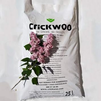 Crickwoo Humus de lombriz 25L (15 kg): Amazon.es: Jardín