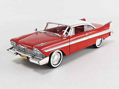 1958 Plymouth Fury Red Christine (1983) Movie 1/24 Diecast Model Car by Greenlight 84071