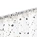 jinchan Sheer Curtains Floral Embroidered for Girls Room Blue Rose Buds Retro Voile Curtain Panels for Living Room Rod Pocket 2 Panels 95 inch