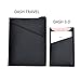 Passport Wallet,NOOO Genuine Leather RFID Blocking Passport Holder For Men With Slim Credit Card Case Black