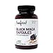 Sunfood Superfoods Black Maca Capsules | Non-GMO, Vegan | Highest Quality | Pure Single Ingredient Product | Ultra Clean (No Additives, Fillers, Preservatives) | 90 count | 800 mg per Capsule