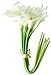 Calla Lily Bridal Wedding Bouquet 20 head Latex Real Touch Flower Bouquets KC51 White