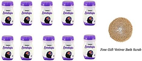 Pack of 10 - Zandu Ayurveda Zandopa - 200g + Free Vetiver Bath Scrub