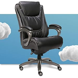 Serta Big and Tall Smart Executive Office ComfortCoils, Ergonomic Computer Chair with Layered Body Pillows, Big & Tall…
