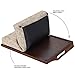 Rossie Lap Tray with Detachable Pillow, Serving Tray – Espresso Bamboo – Style No. 76102thumb 4