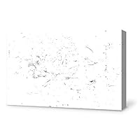 Canvas Wall Art Construction Sketches Canvas Prints Home Artwork Decoration for Living Room,Bedroom - 12x18 inches