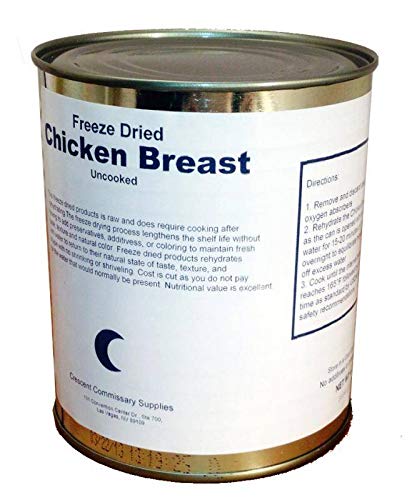 Yoders Single Canned Freeze Dried Foods For Emergency And Long Term Storage Foods (Chicken Breast-Single Can)